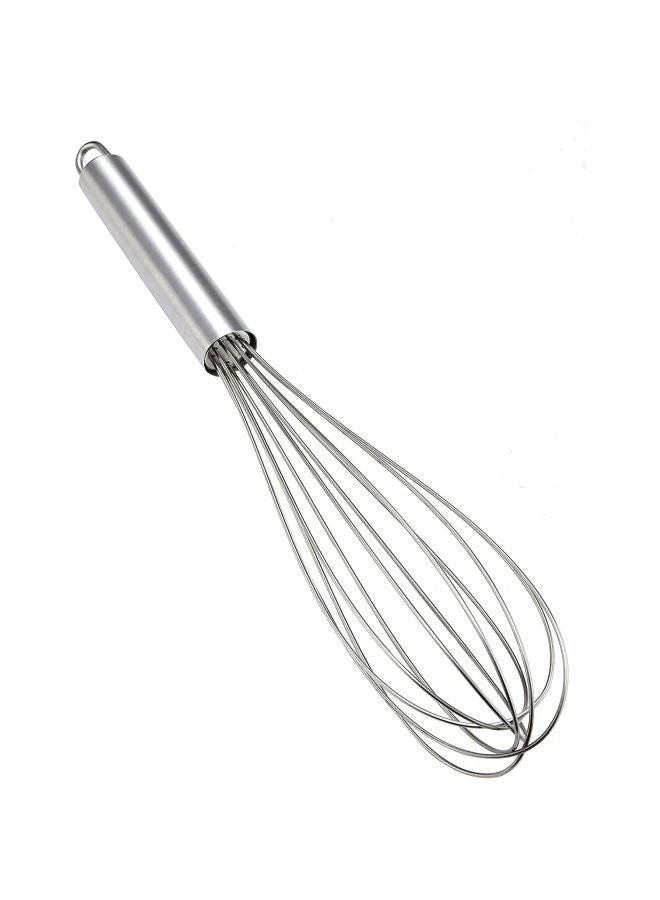 Kuber Industries 3-Piece Stainless Steel Egg Whisker Silver - Image 2