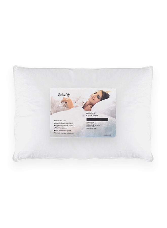 راهالايف وسادة فنادق تنتفخ ببطء مع غطاء قطن أبيض 50X70Ø³Ù†ØªÙŠÙ…ØªØ± - Image 2