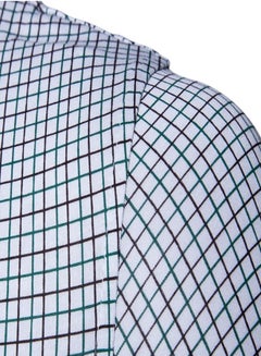 Generic Collared Neck Short Sleeve Shirt Blue  - Image 3