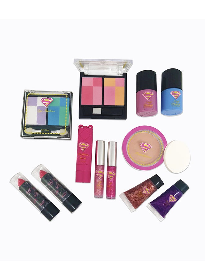 SUPERGIRL 16-Piece Mini Beauty Suitcase-21984B  - Image 3