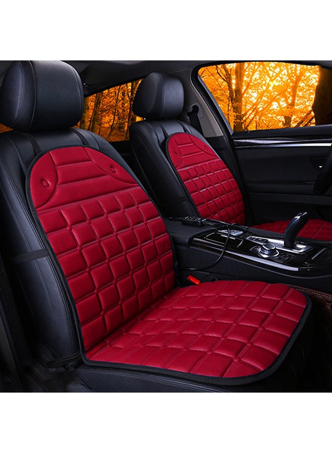 طقم أغطية تدفئة للمقعد الأمامي للسيارة بجهد 12 فولت مكون من قطعتين - Image 2