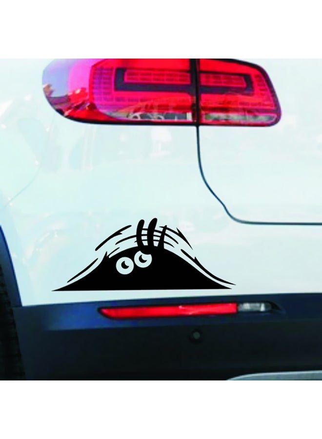 Peeking Monster Waterproof Car Body Sticker - Image 2