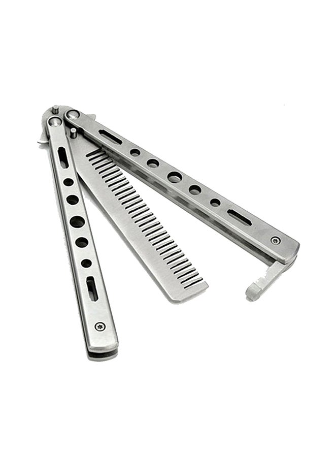 Butterfly Folded Knife Shaped Hair Comb - Image 1