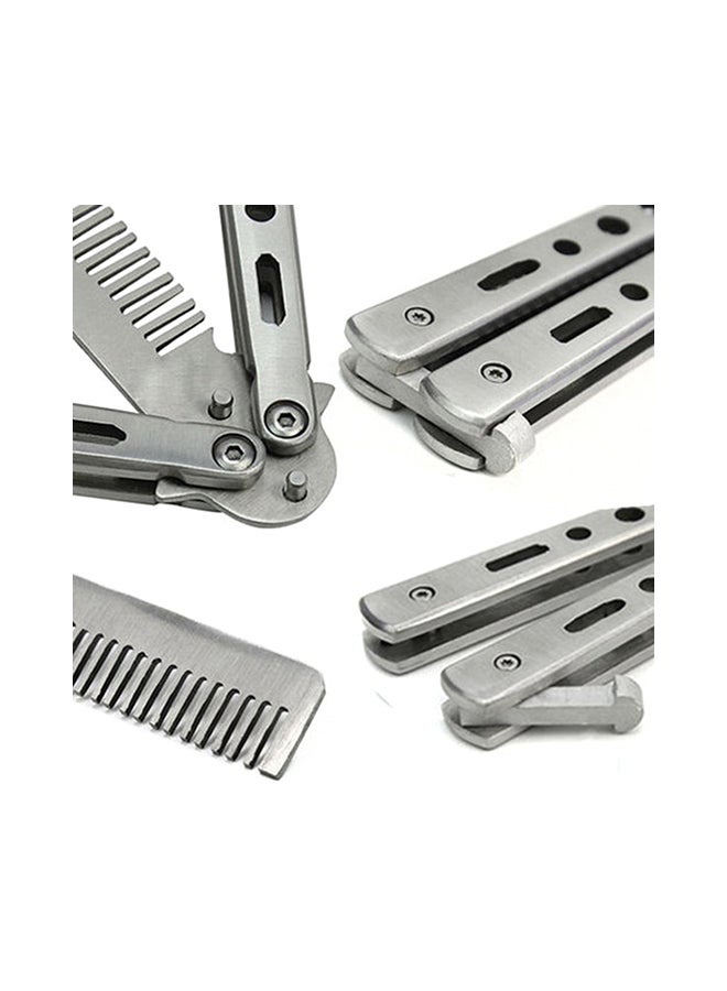 Butterfly Folded Knife Shaped Hair Comb - Image 3
