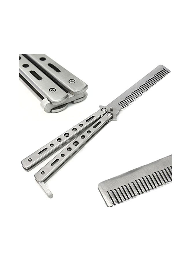 Butterfly Folded Knife Shaped Hair Comb - Image 4