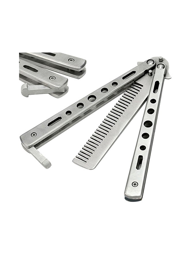 Butterfly Folded Knife Shaped Hair Comb - Image 5