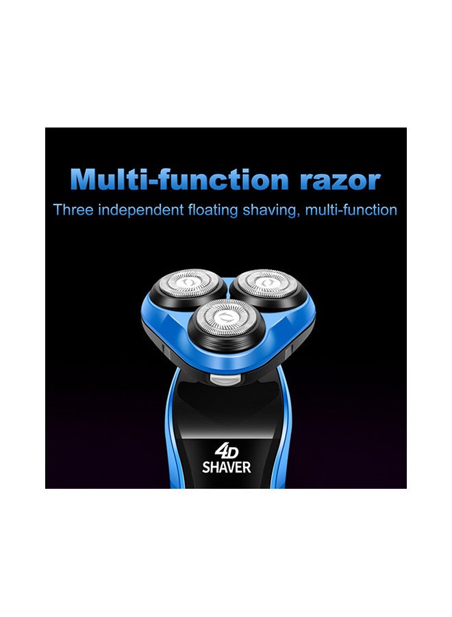 ماكينة حلاقة اللحية قابلة للشحن ومزودة بعدد 3 رؤوس - Image 3