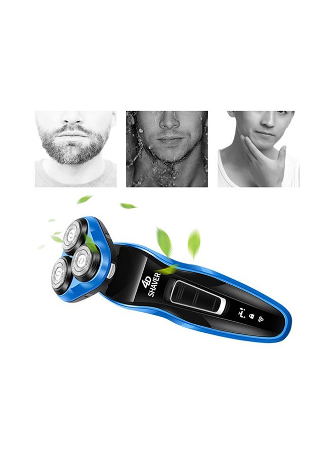 ماكينة حلاقة اللحية قابلة للشحن ومزودة بعدد 3 رؤوس - Image 4