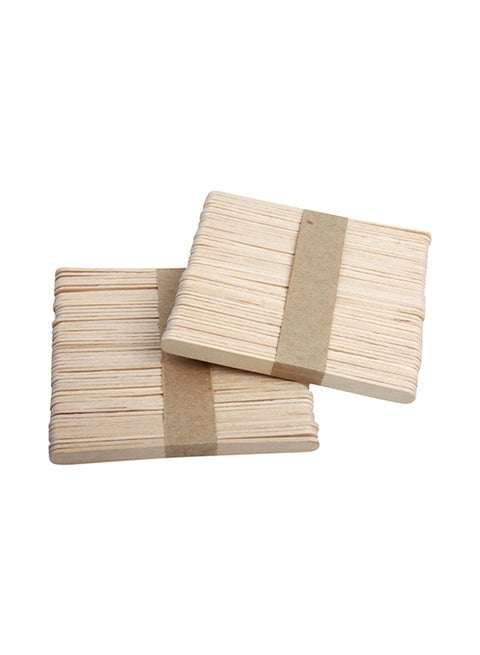 50-Piece Disposable Tongue Hair Removal Waxing Stick Set
