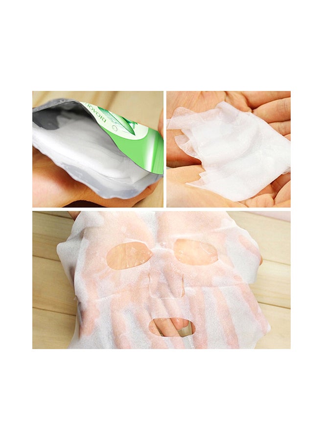 BIOAQUA Natural Aloe Vera Gel Moisturizing Face Mask Green 30grams - Image 2