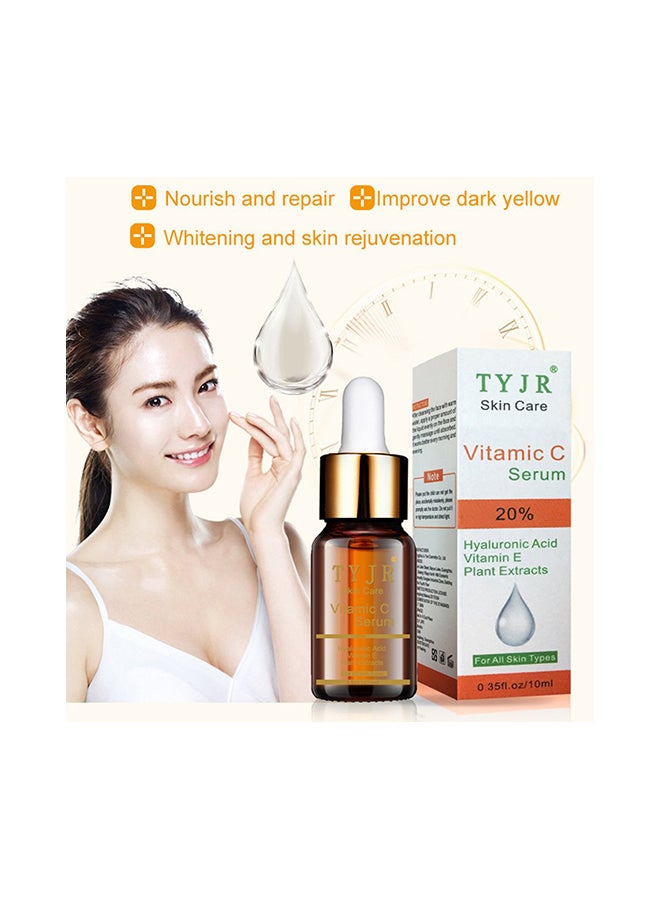 تي واي جي ار مجموعة سيروم تفتيح بحمض الهيالورونيك وفيتامين C مكونة من 3 قطع . 10ملليلتر - Image 4