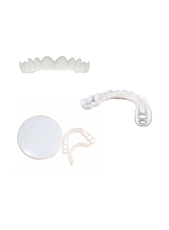 Snap On Natural Upper Veneer Dental False Teeth