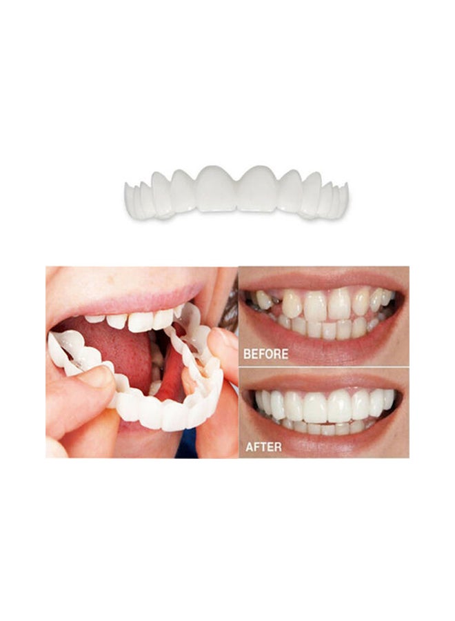 Snap On Natural Upper Veneer Dental False Teeth - Image 2