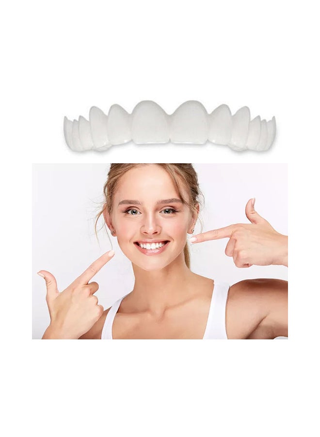 Snap On Natural Upper Veneer Dental False Teeth - Image 3