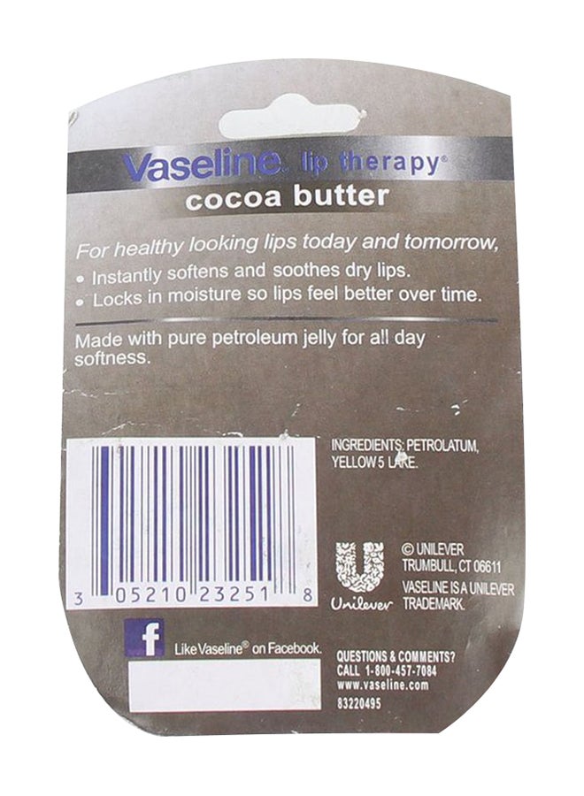 Vaseline Cocoa Butter Moisturizing Lip Balm 7grams - Image 2