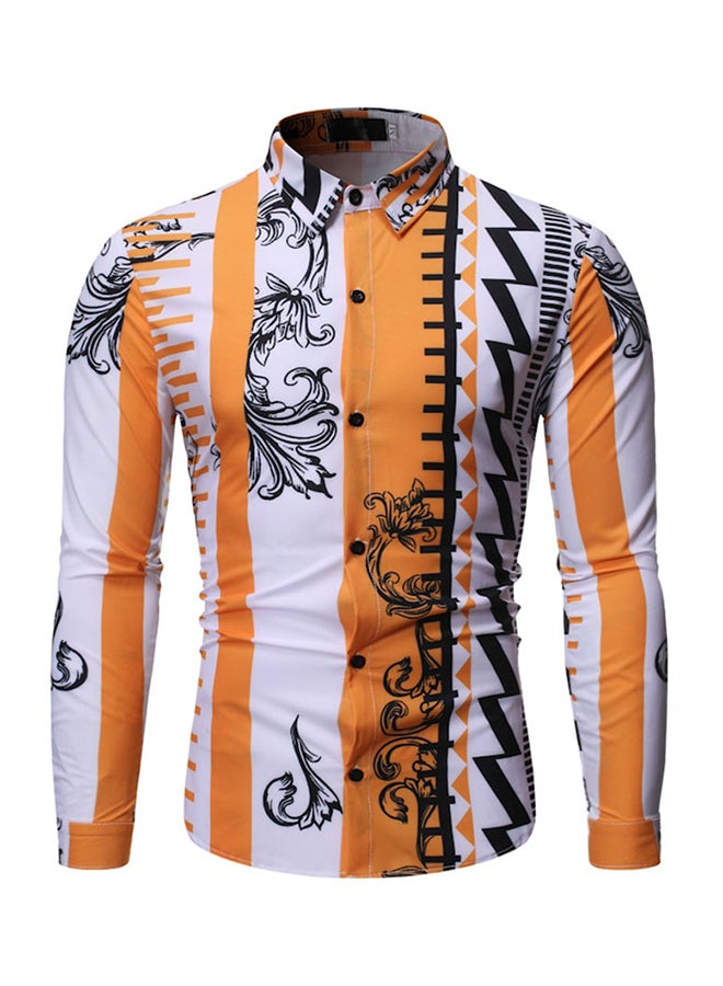 Printed Long Sleeves Shirt Multicolour - Image 1