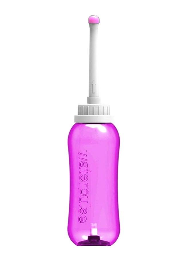 شطاف تنظيف محمول مناسب للسفر وردي/أبيض - Image 1