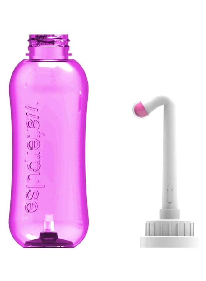 شطاف تنظيف محمول مناسب للسفر وردي/أبيض - Image 2