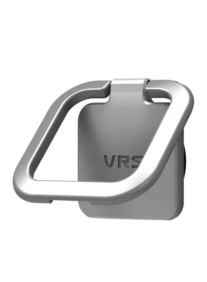 VRS Design Square Ring Grip Holder For Mobile Phones Silver - Image 1