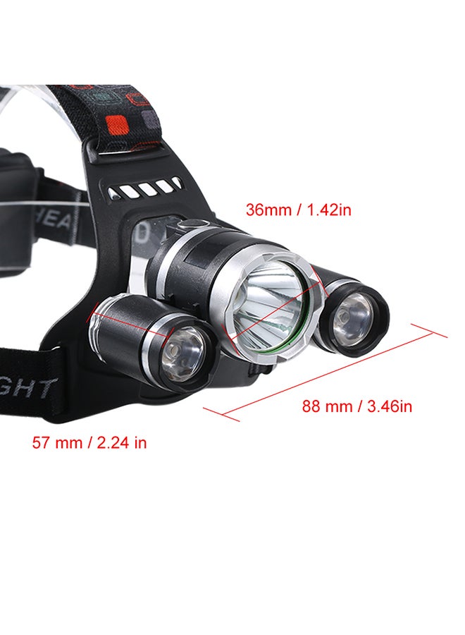 Generic USB Rechargeable Head LED Flashlight 12x9.70x11cm - Image 3