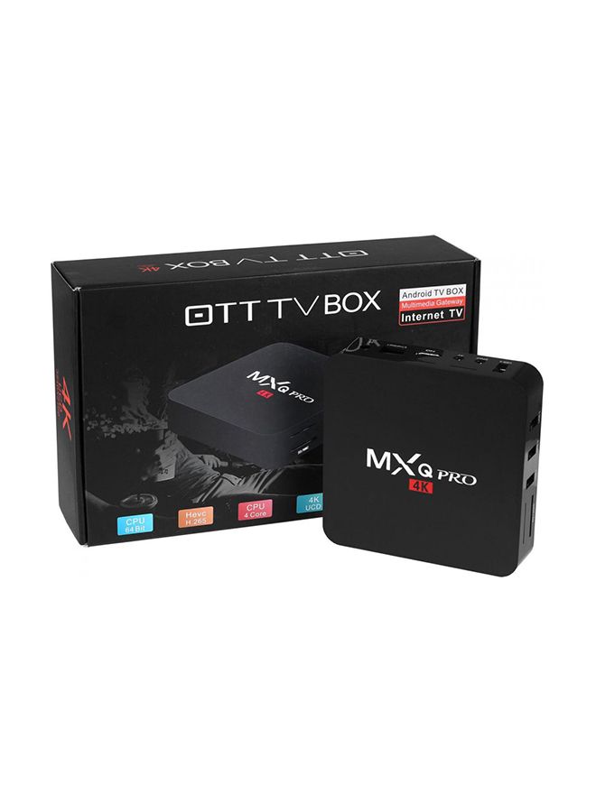 MXQ - Pro Android 4K Android OTT Smart Set Top Box krfh7890 Black - Image 1