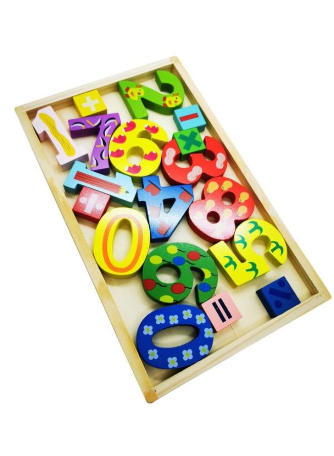 لعبة أحجية بناء من المكعبات بتصمم أرقام ملونة - Image 2