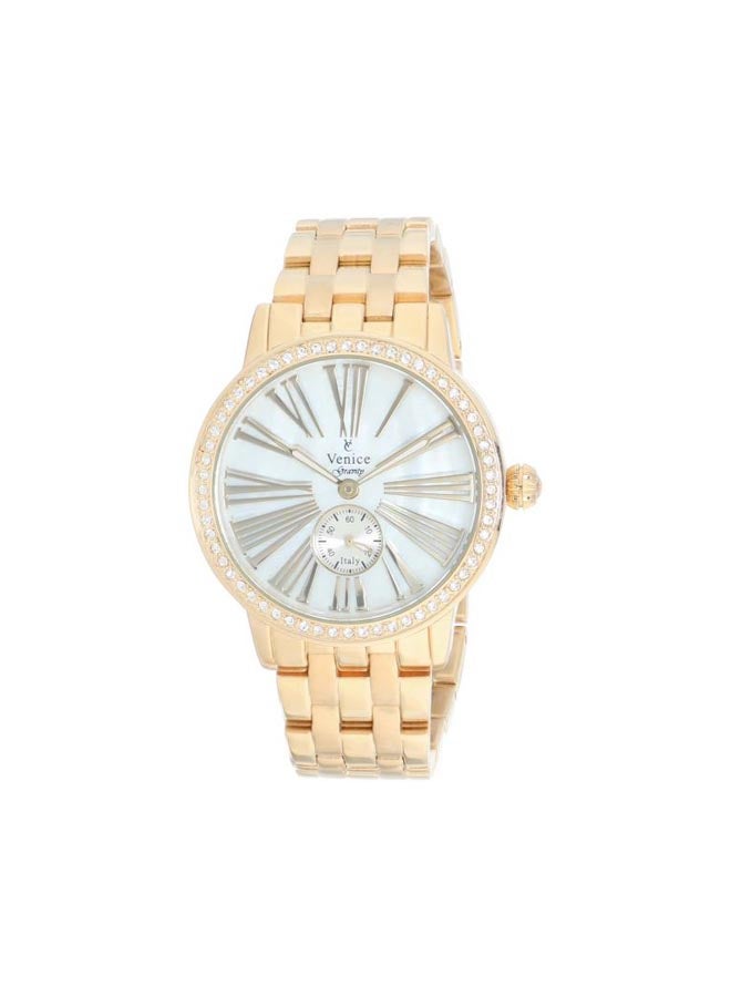 Venice - women Gravity Stainless Steel Analog Watch V8119-IPG-G - Image 1