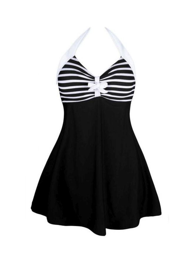 Generic Printed Polyamide Monokini Black/White  - Image 1