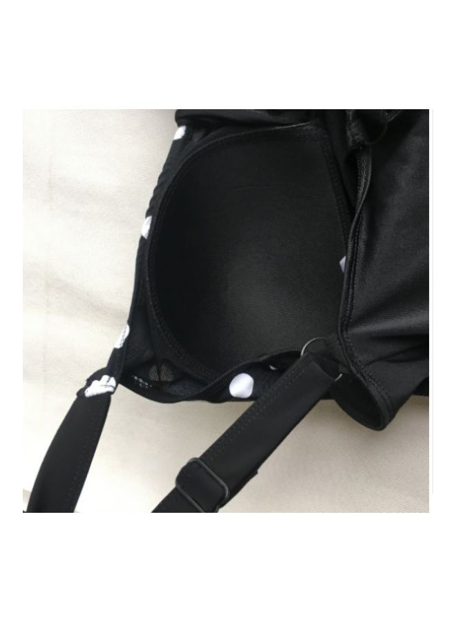 Generic Printed Polyamide Monokini Black/White  - Image 4