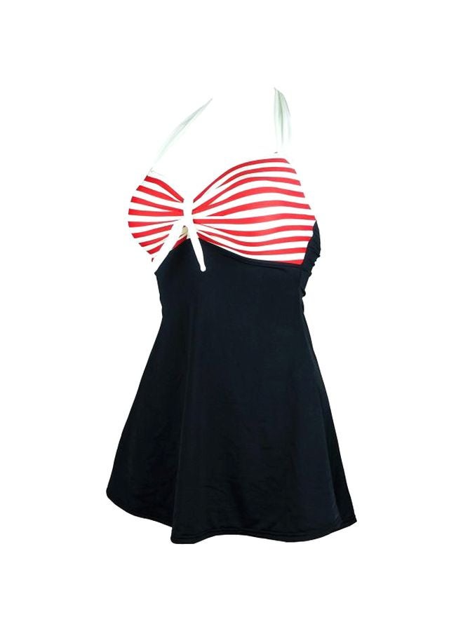 Generic - Printed Polyester Monokini Red/White/Black - Image 1