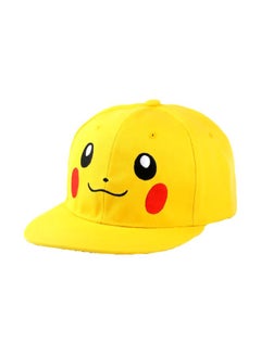 Generic Pikachu Pokémon Printed Cap Yellow/Black/Red 