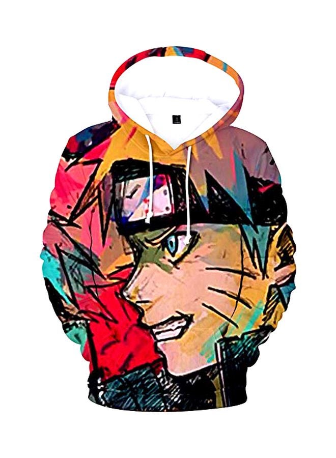 Naruto 3D Printed Hoodie Multicolour - Image 1