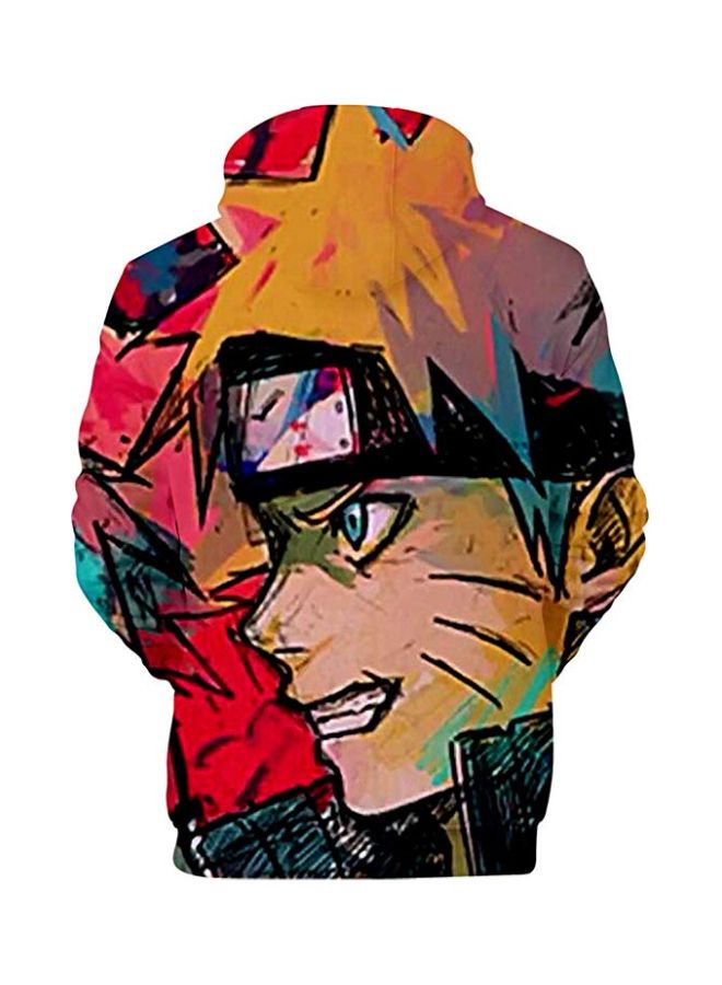 Naruto 3D Printed Hoodie Multicolour - Image 2