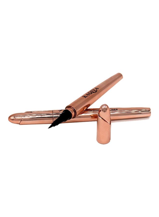 كيكيا قلم تحديد عيون مقاوم للماء أسود - Image 2