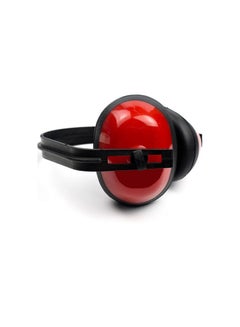 Generic Foldable Ear Muff Black/Red  - Image 3