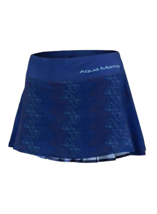 AQUA MARINA AVENIR -Printed Women's Beach Skirt(NAVY) - XL