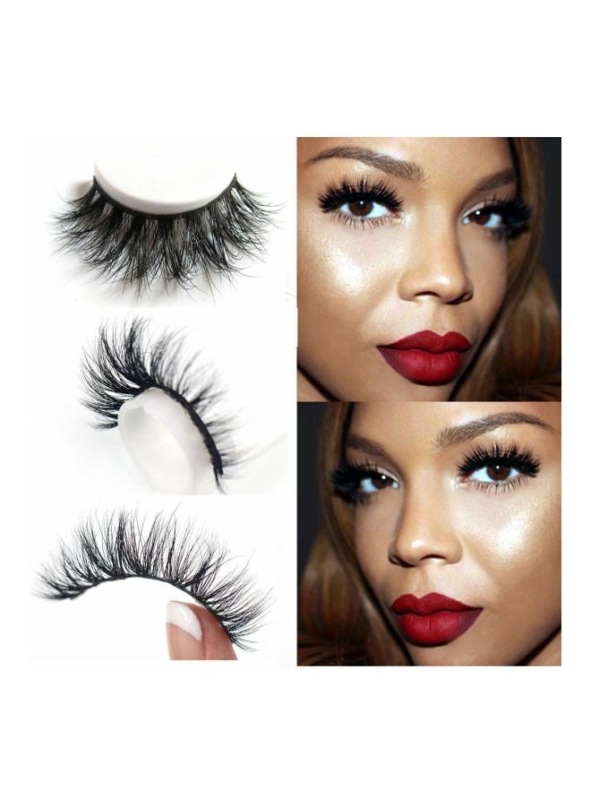Handmade Artificial Eyelashes Black - Image 3