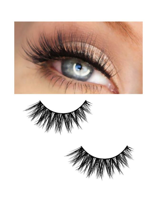 Pair Of 3D Handmade False Eyelashes Black - Image 2