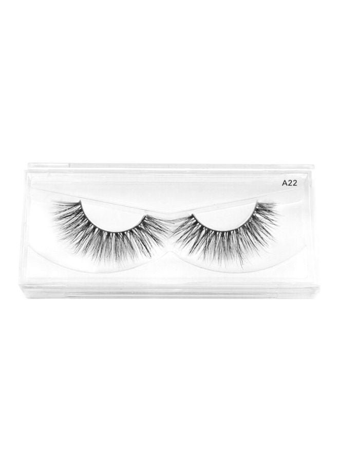 Pair Of Artificial Eyelashes Black - Image 1