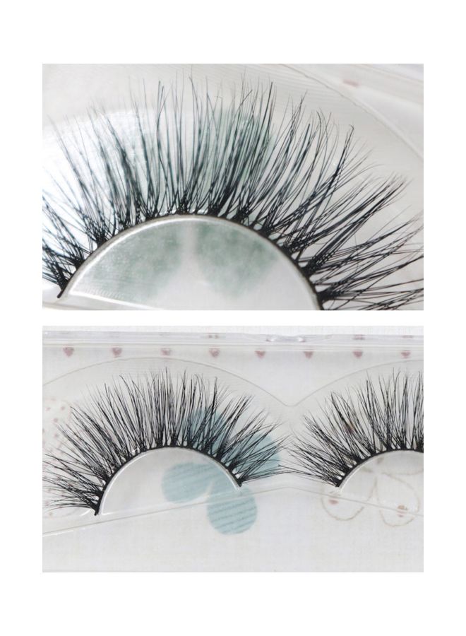 Pair Of Artificial Eyelashes Black - Image 2