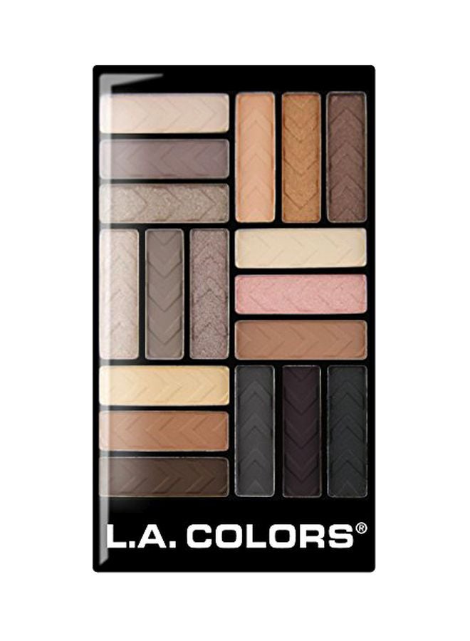 إل إيه كالرز لوحة ظلال عيون من 18 لوناً داونتاون بني - Image 1