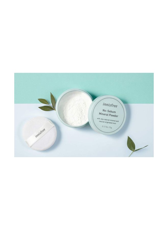 إنِّسفري عبوة بودرة الوجه المعدنية السائبة من قطعتين بيج - Image 3