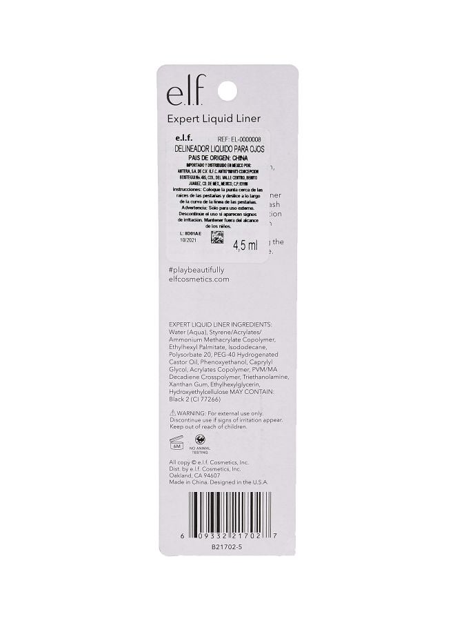 e.l.f. Expert Liquid Liner Jet Black  - Image 3