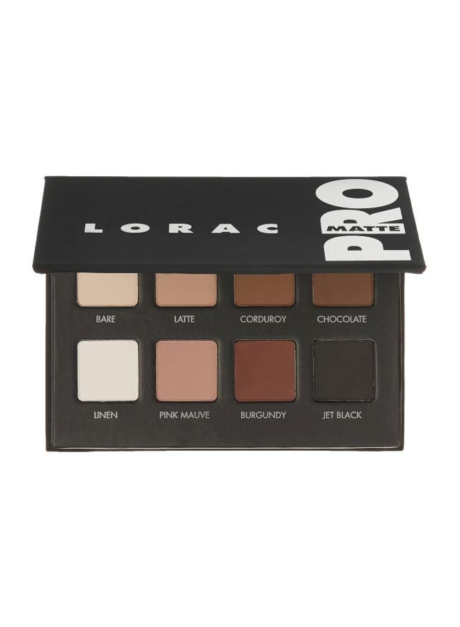Lorac Pro Matte Eye Shadow Palette Multicolour - Image 1