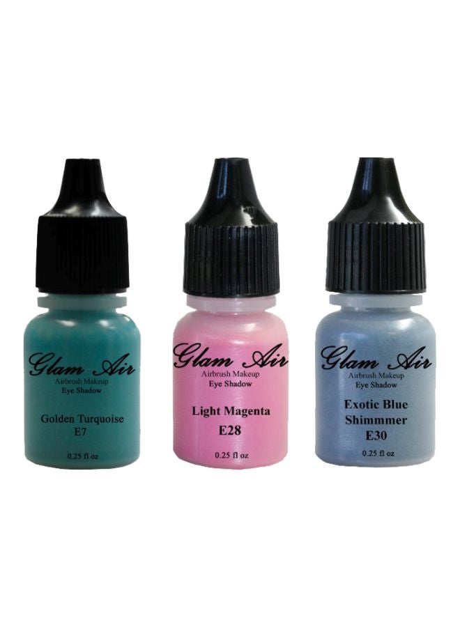 Glamair Pack Of 3 Glam Air Airbrush Makeup Eye Shadow Multicolour - Image 1