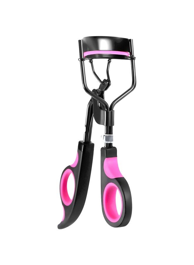 أداة ثني الرموش بزاوية واسعة أسود/وردي - Image 1