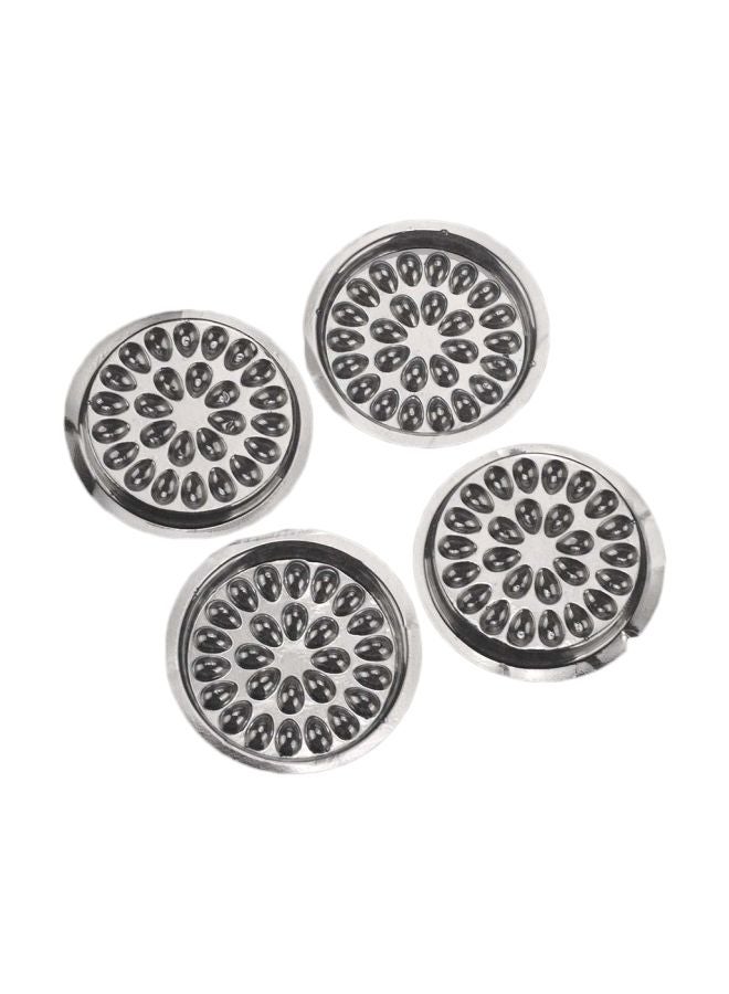 10-Piece Eyelash Glue Holder Plate Clear - Image 1