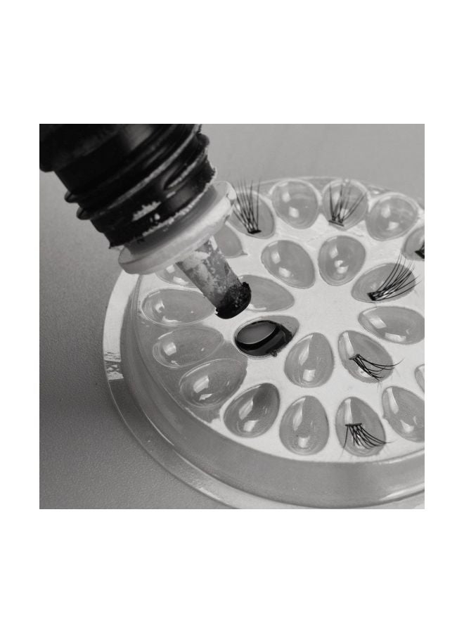 10-Piece Eyelash Glue Holder Plate Clear - Image 3