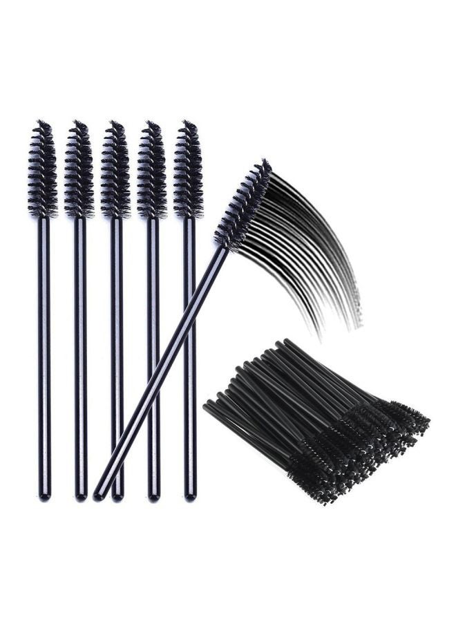 Generic - 50-Piece Eyebrow Comb Black - Image 1