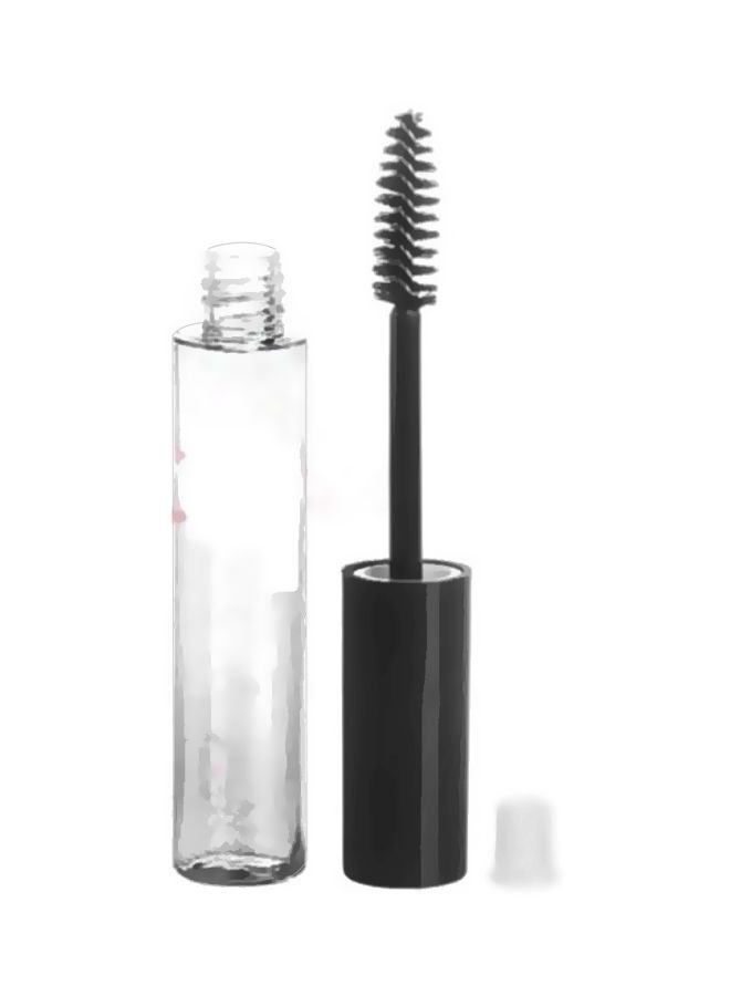 11-Piece Cosmetic Portable Empty Mascara Tube Black/Clear - Image 1